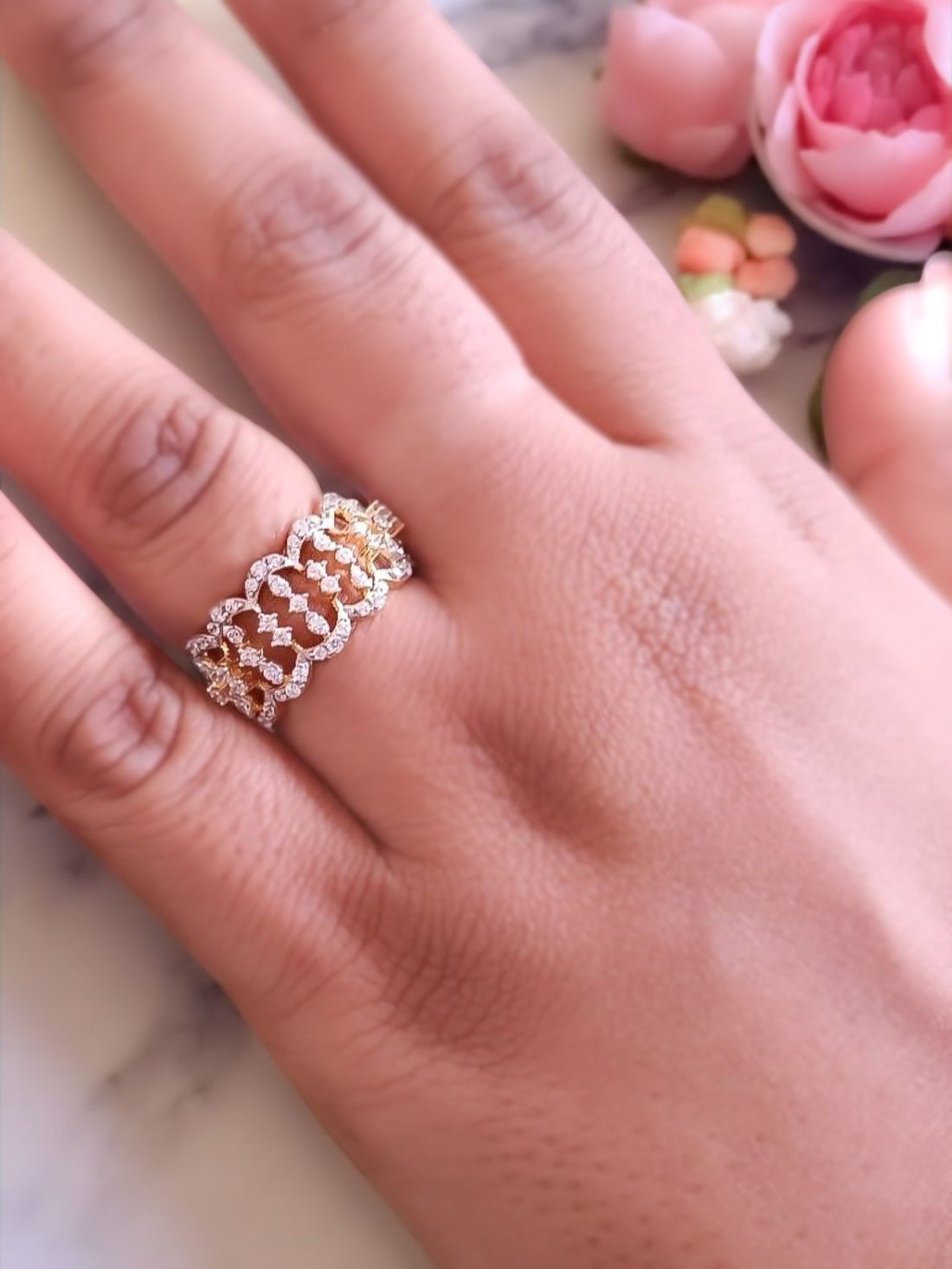 Sparkling Accent Ring