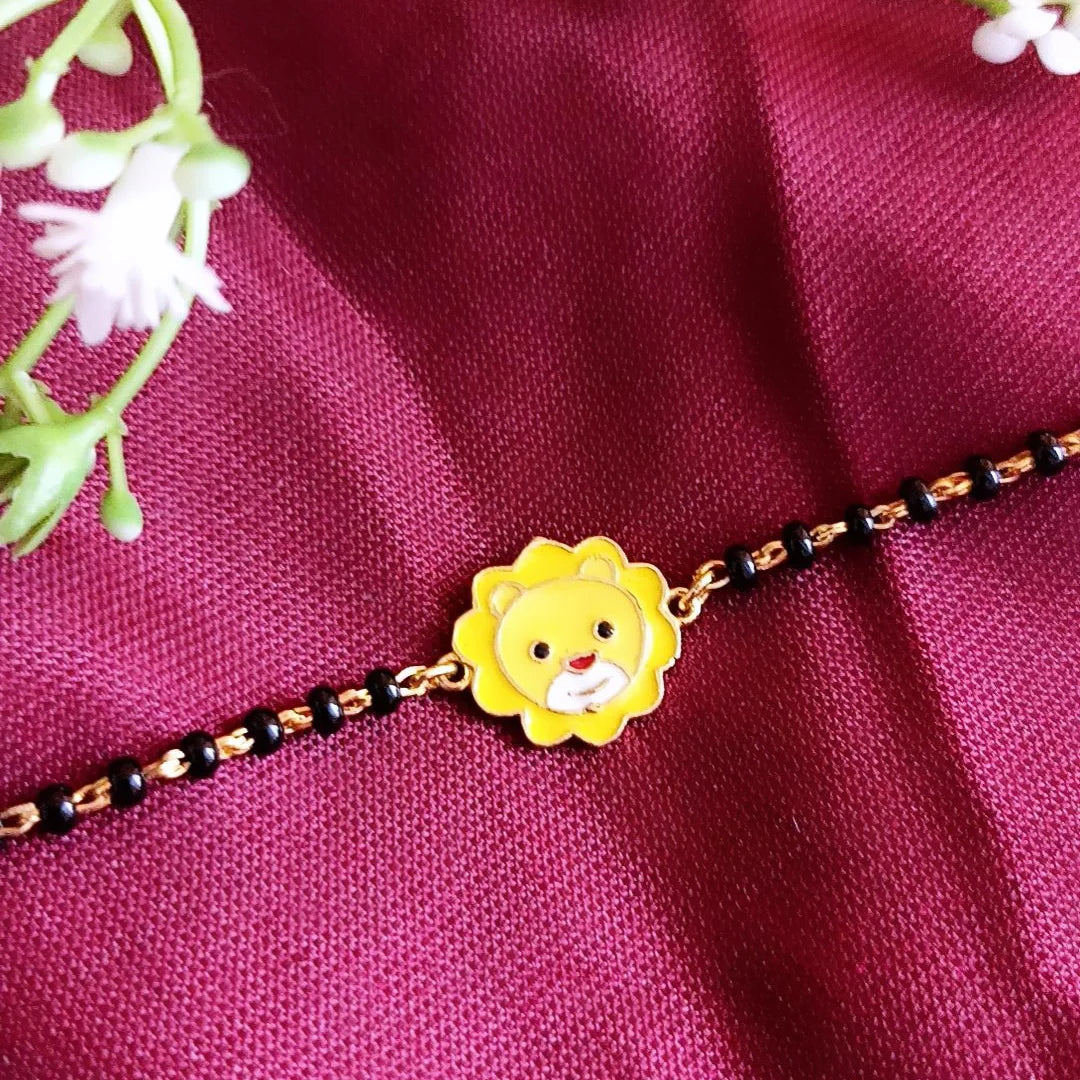 925 Silver Cute Lion Kid Bracelet