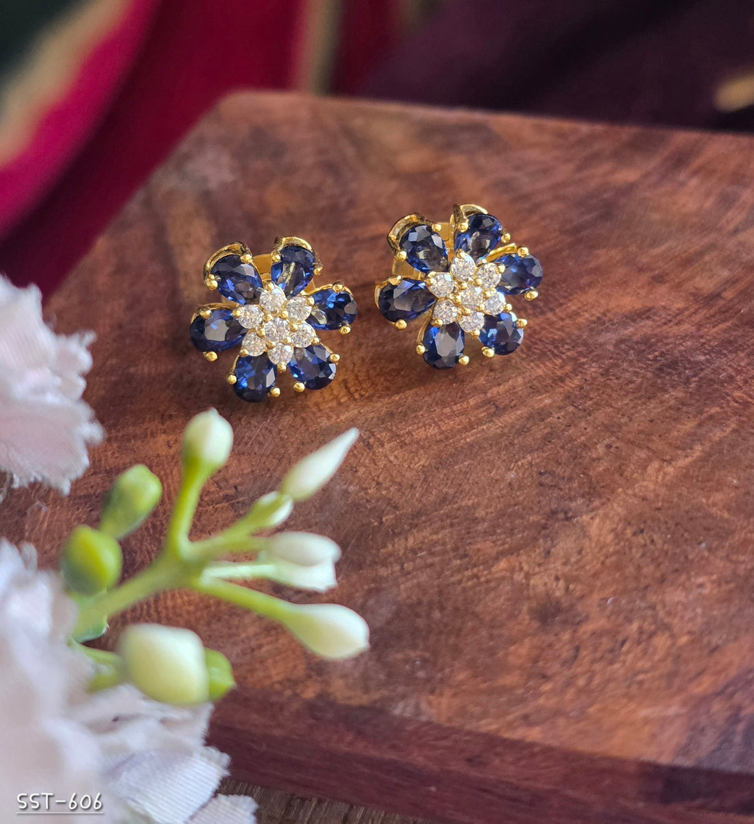 Tripti Floral Stud Earrings