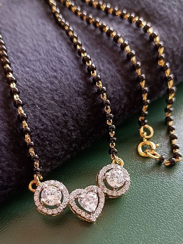 Heart Halo Mangalsutra