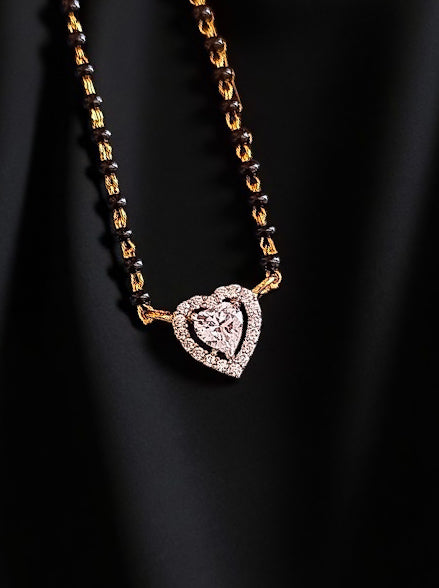 Heart Diamond Mangalsutra