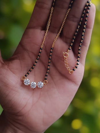 Crystal Accent Mangalsutra