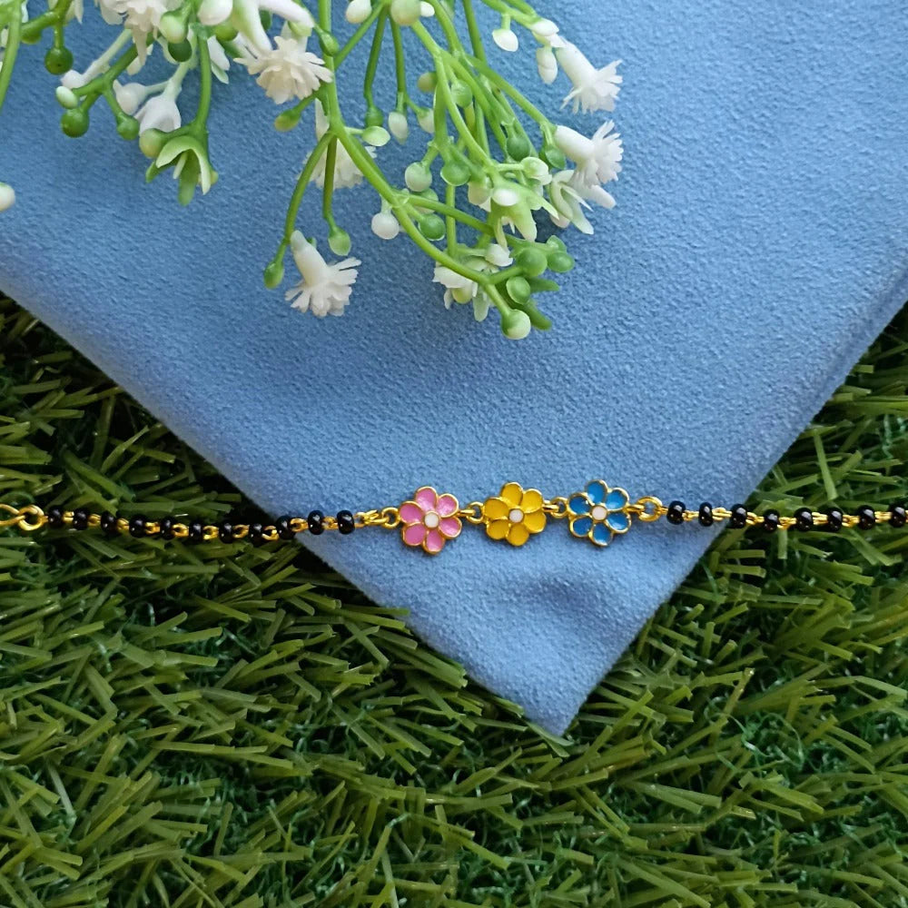 925 Silver Flowers Kid Bracelet