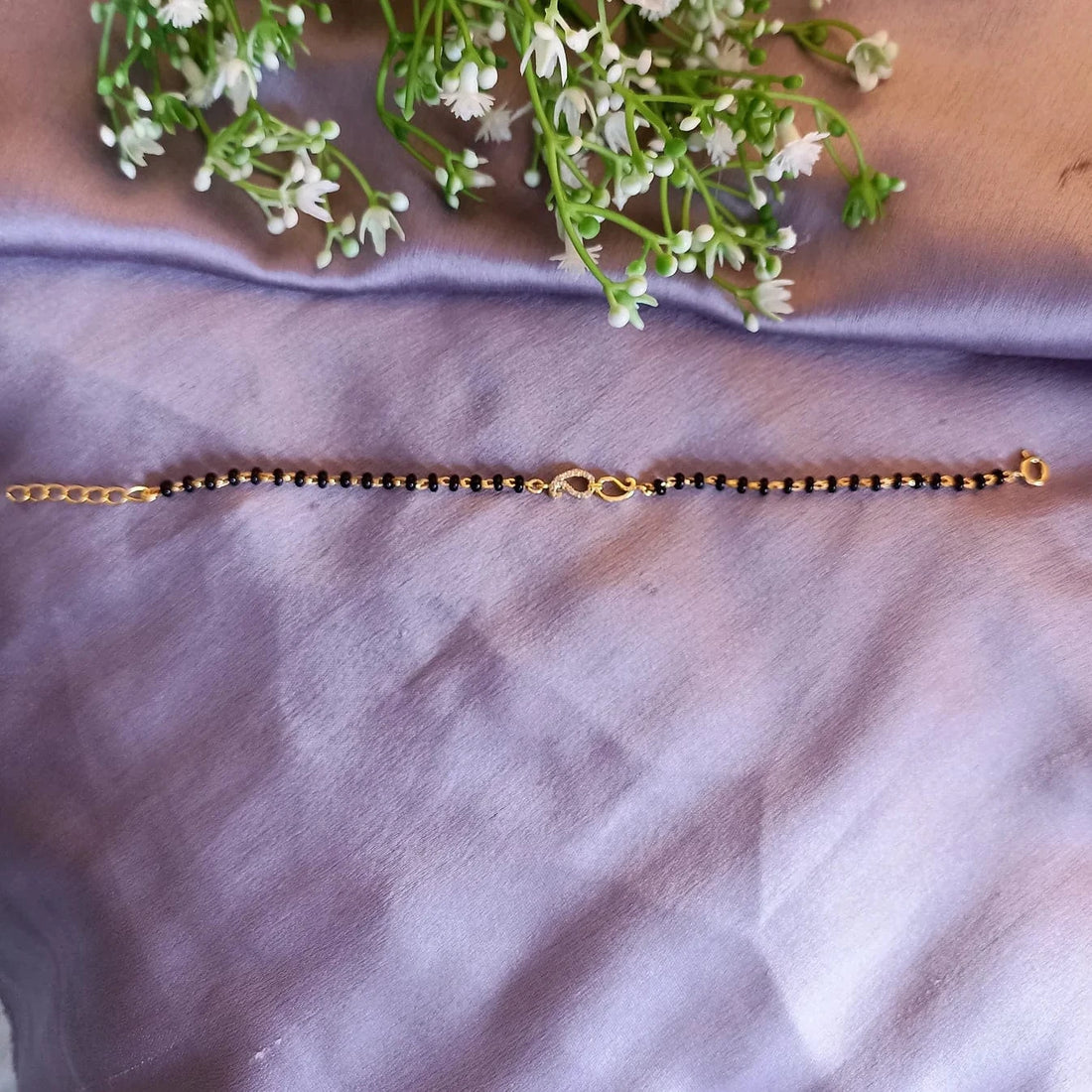 Leaf Mangalsutra Bracelet