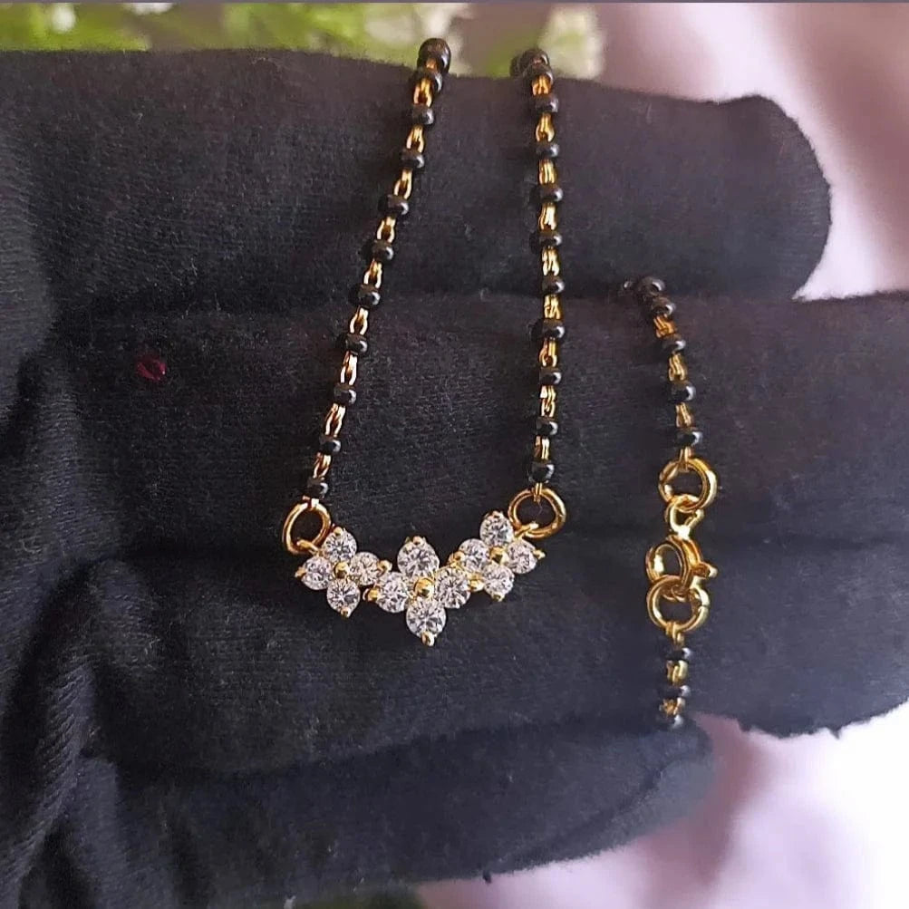 Diamond Cluster Mangalsutra