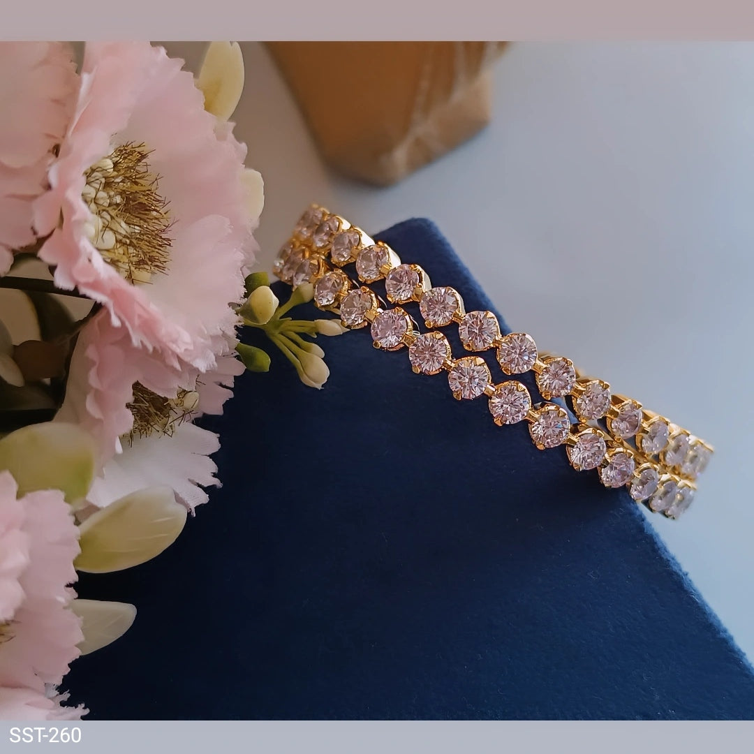 Luxe Solitaire Bangles