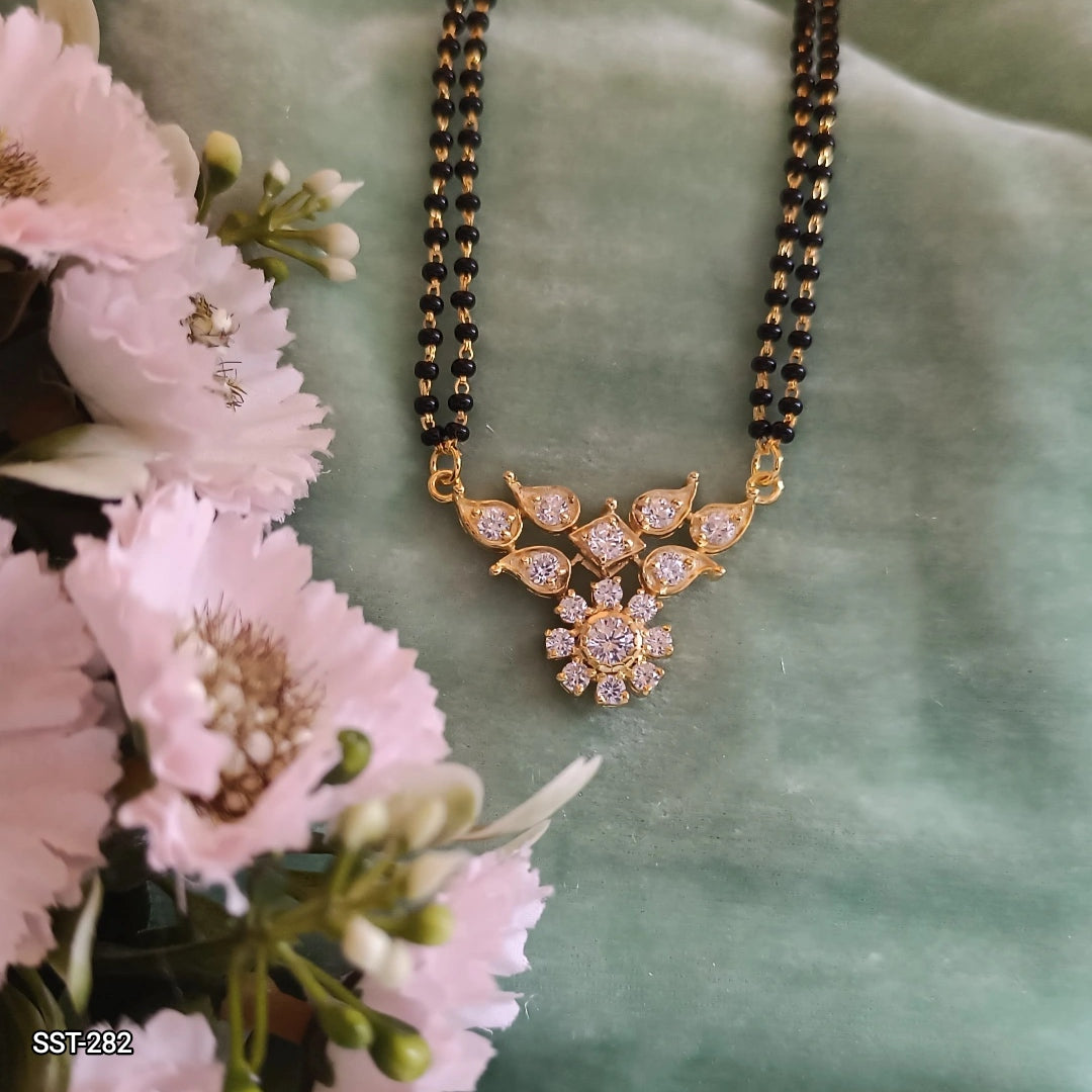 Beautiful Crystal Mangalsutra