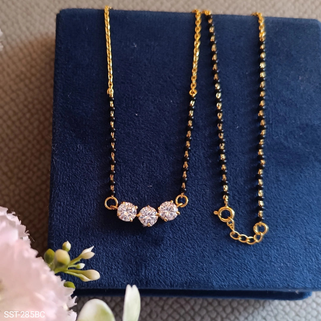 Mrinala Crystal Fancy Mangalsutra