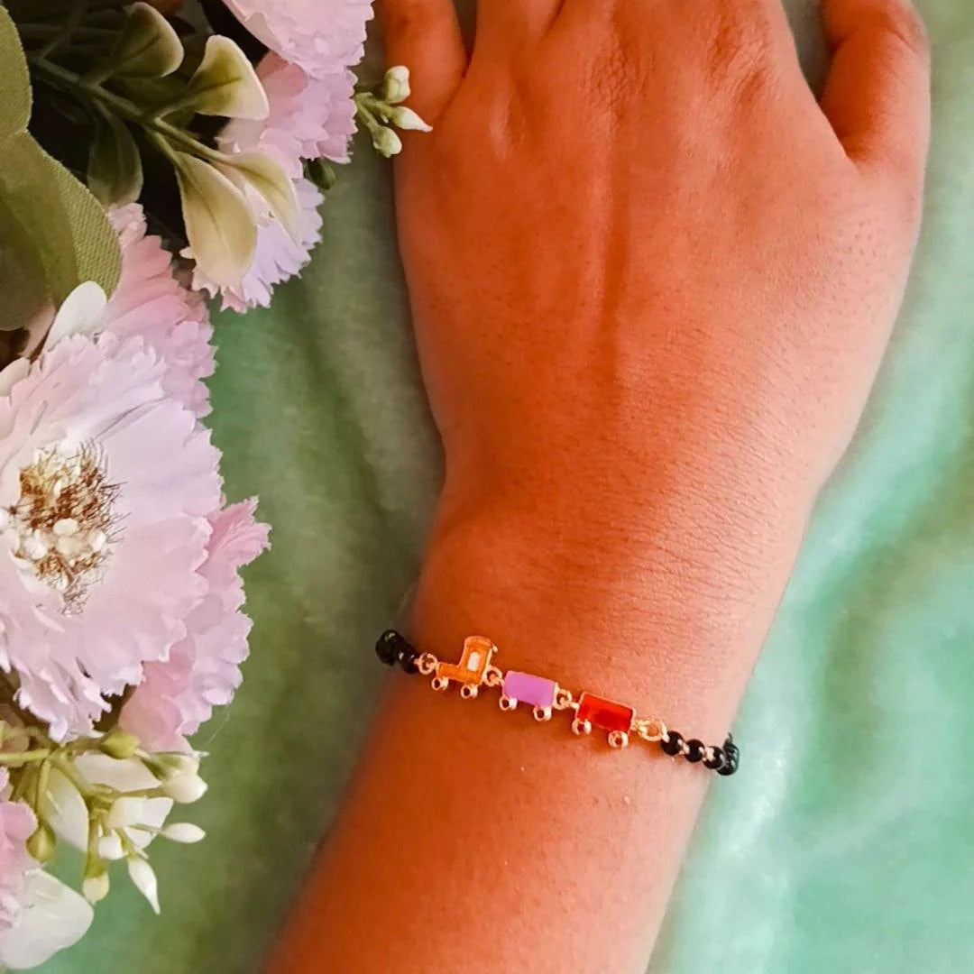 925 Silver Train Kid Bracelet