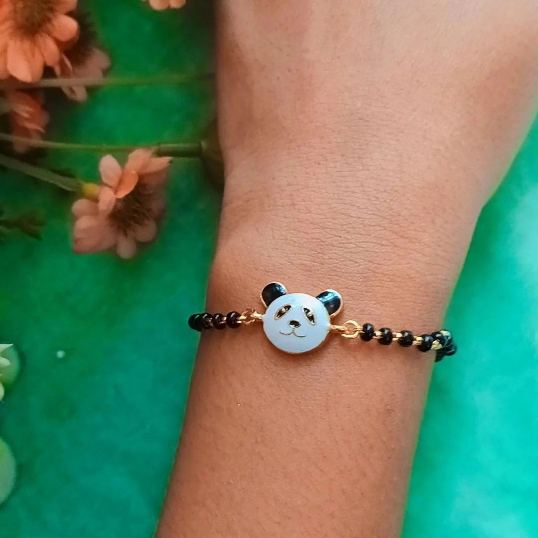 925 Silver Panda Kid Bracelet