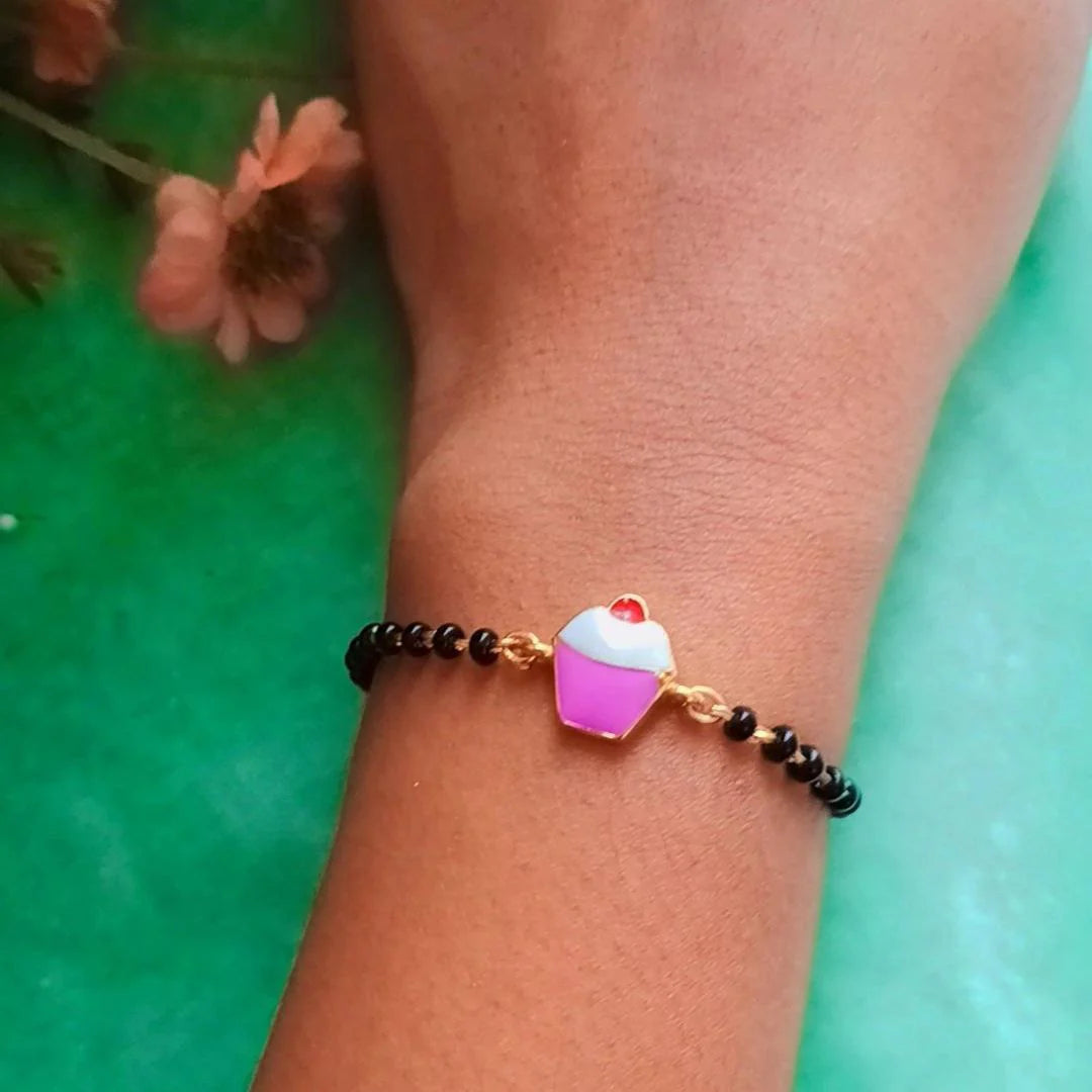 925 Silver CupCake Kid Bracelet