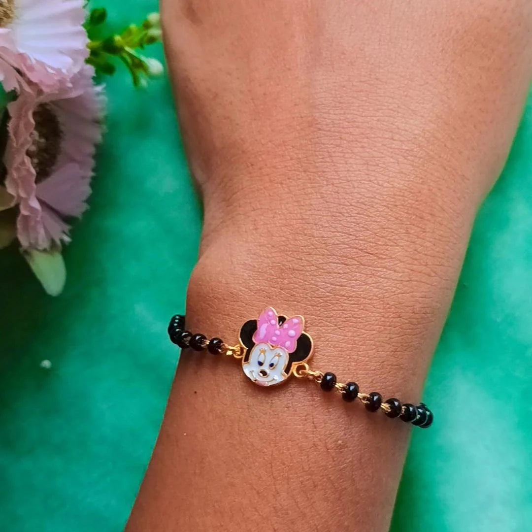 925 Silver Minnie Kid Bracelet