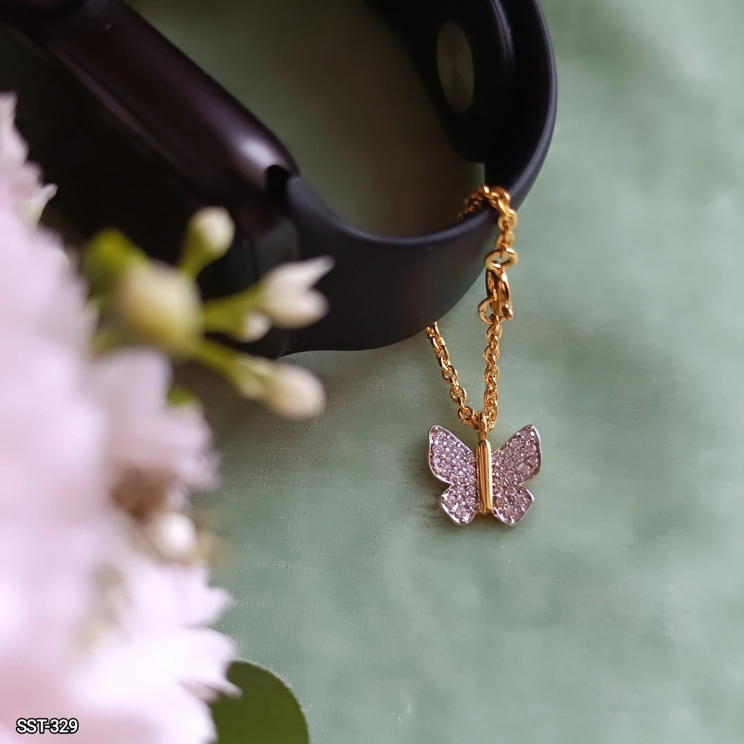 Butterfly Watch Charm
