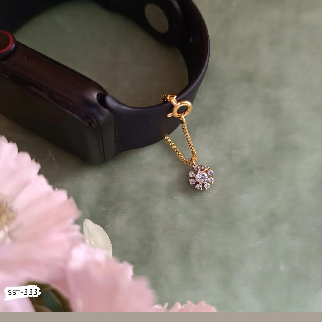 Floral Watch Charm