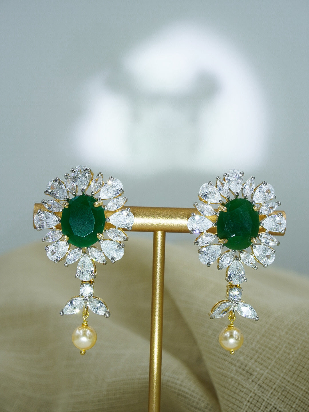 Emerald Elegance Earrings