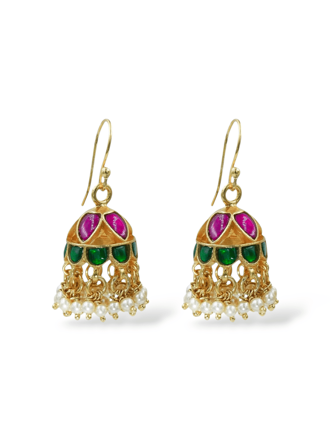 Radiant Blossom Jhumkas