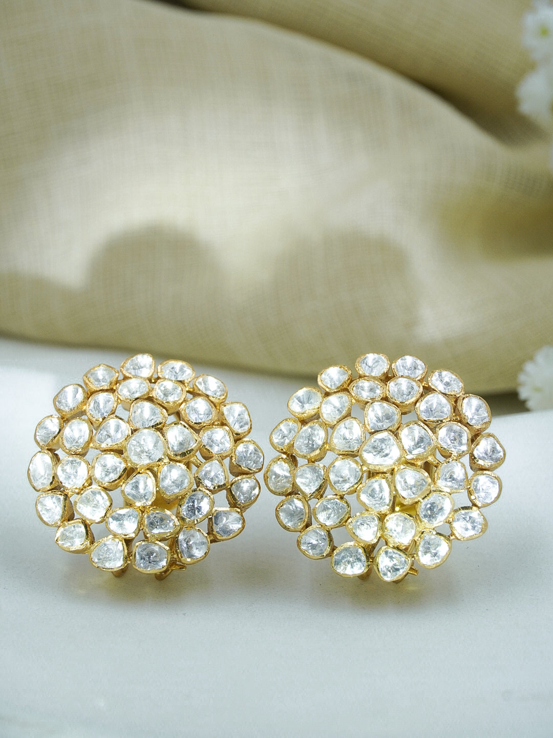 Opulent Polki Studs
