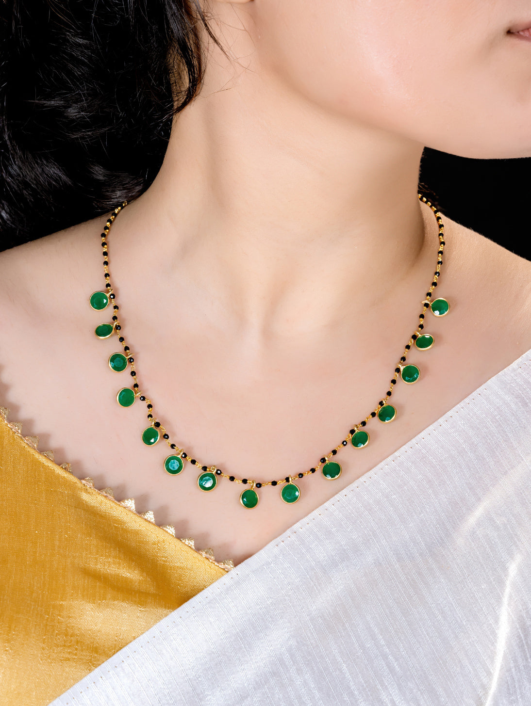 Emerald Luxe Mangalsutra