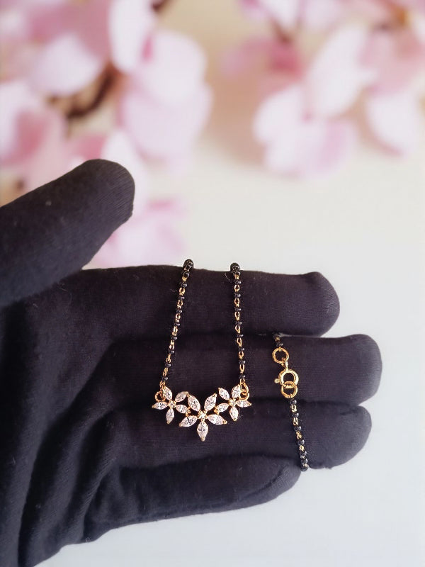 Elegant Flower Inspired Mangalsutra