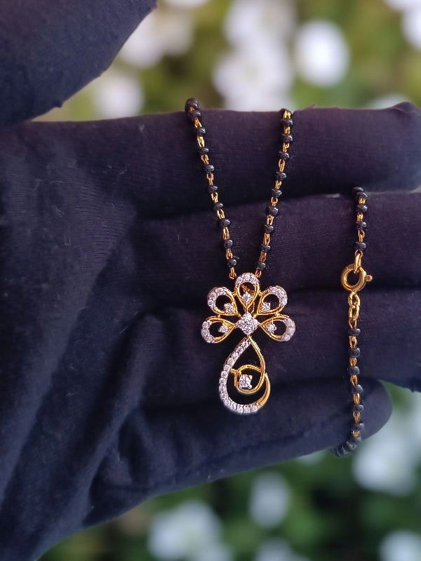 Flower Design Mangalsutra