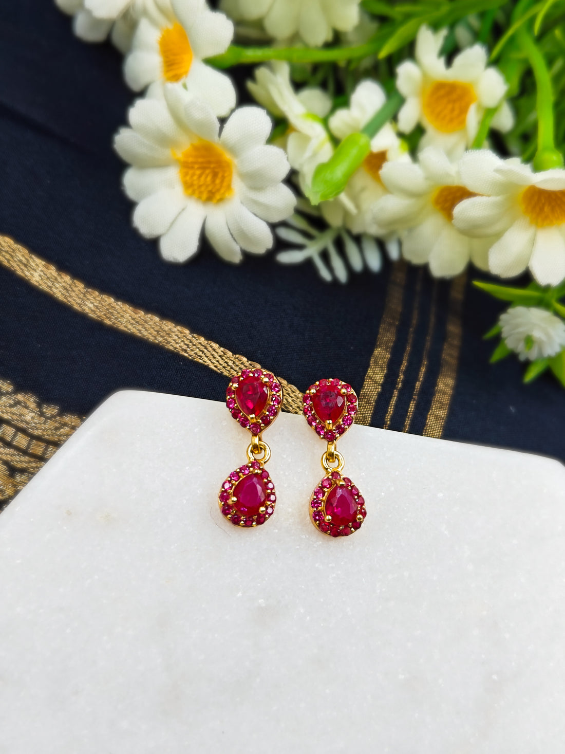 Rosy Radiance Necklace Set
