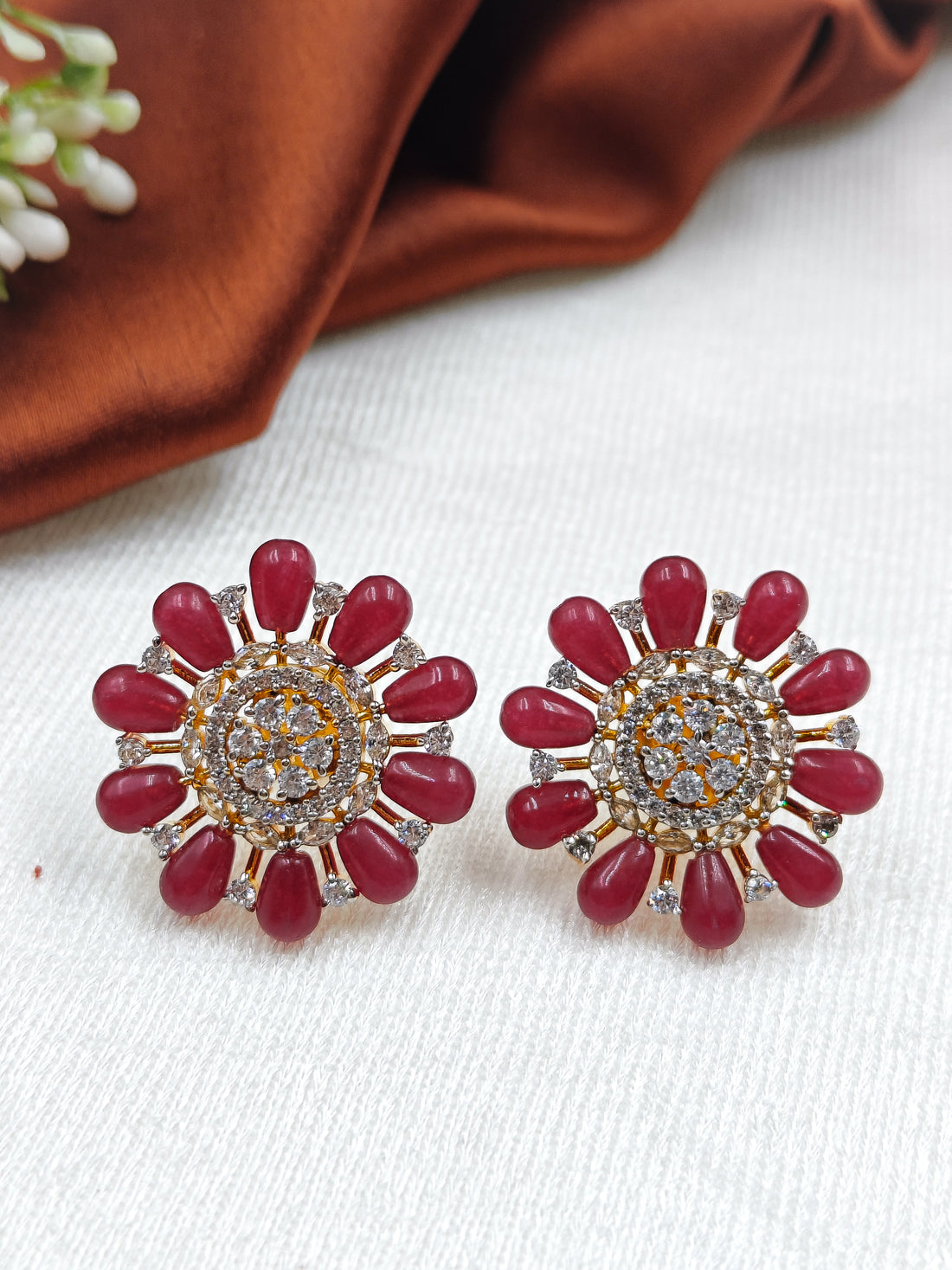 Ruby Allure Earrings