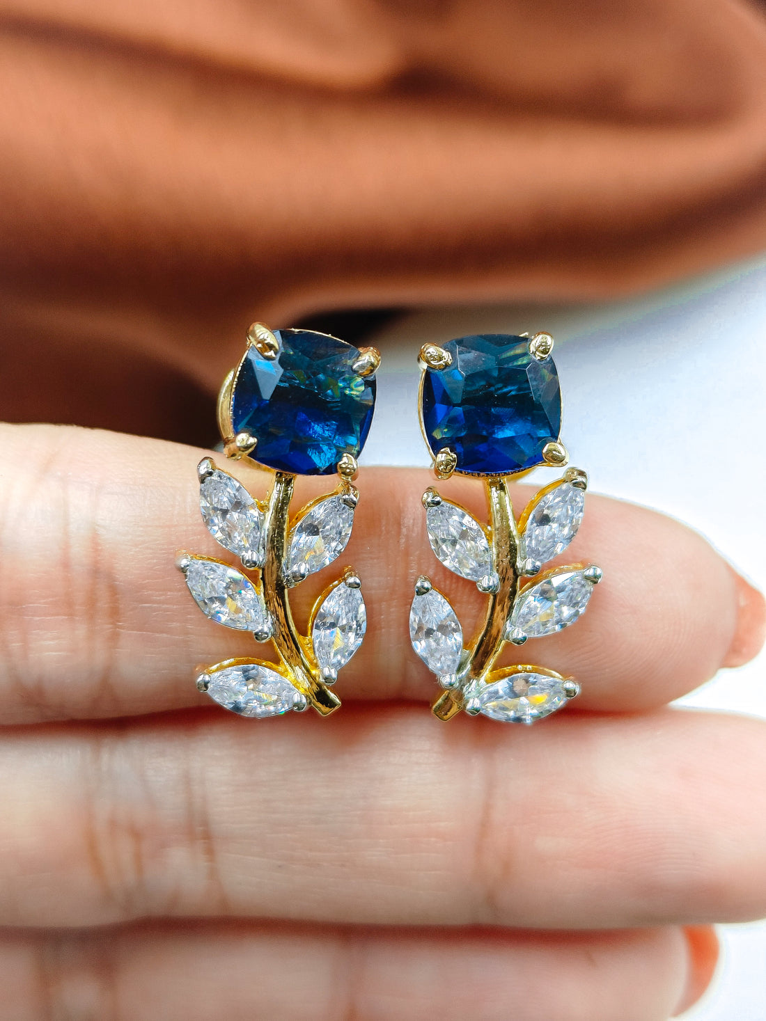 Sapphire Elegance Earrings