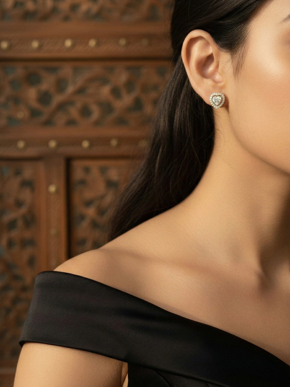 Chinmayi Heart Earrings