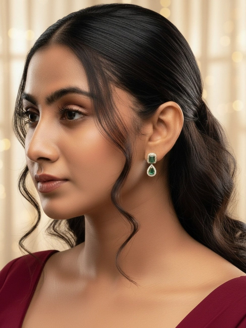 TEARDROP DANGLE EARRINGS