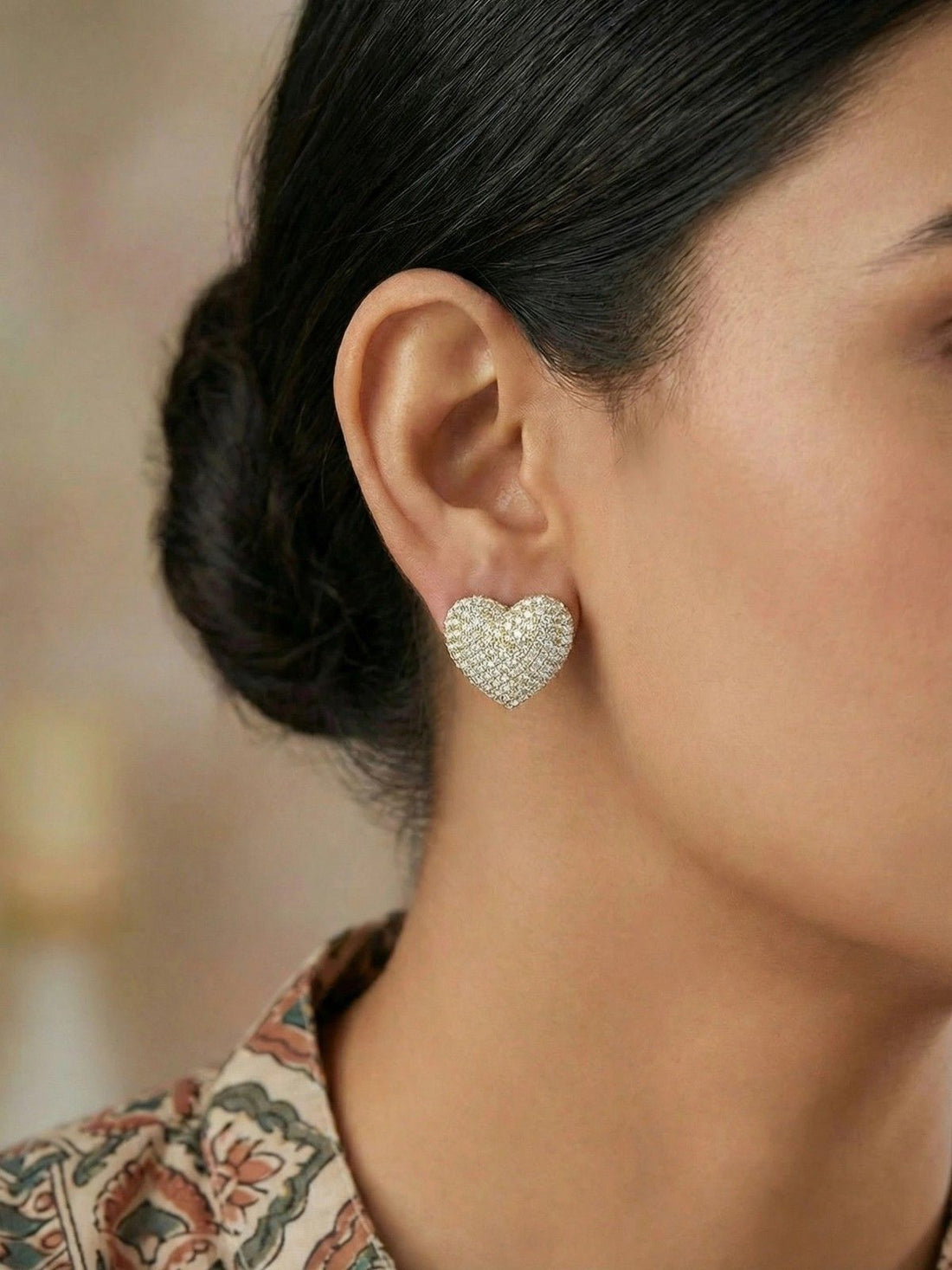 Heart Bali Earring