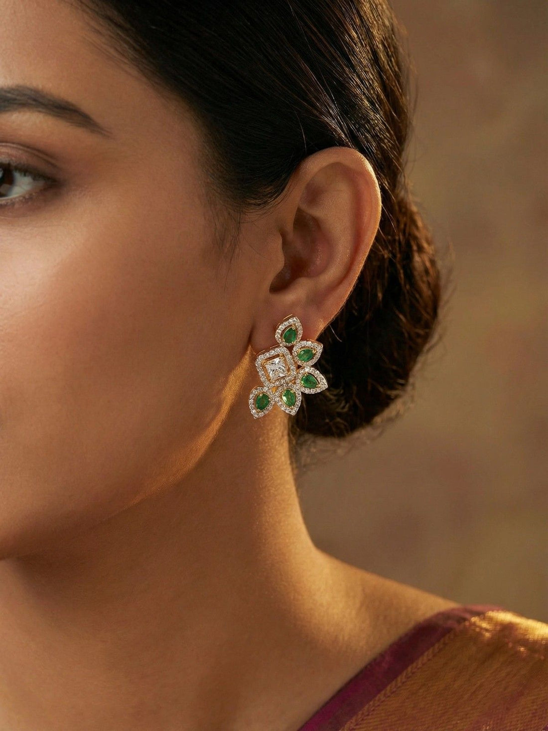 Floral Starburst Earrings