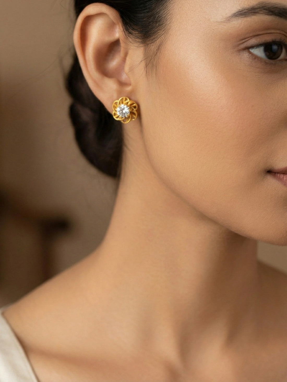 Sunflower Stud Earrings