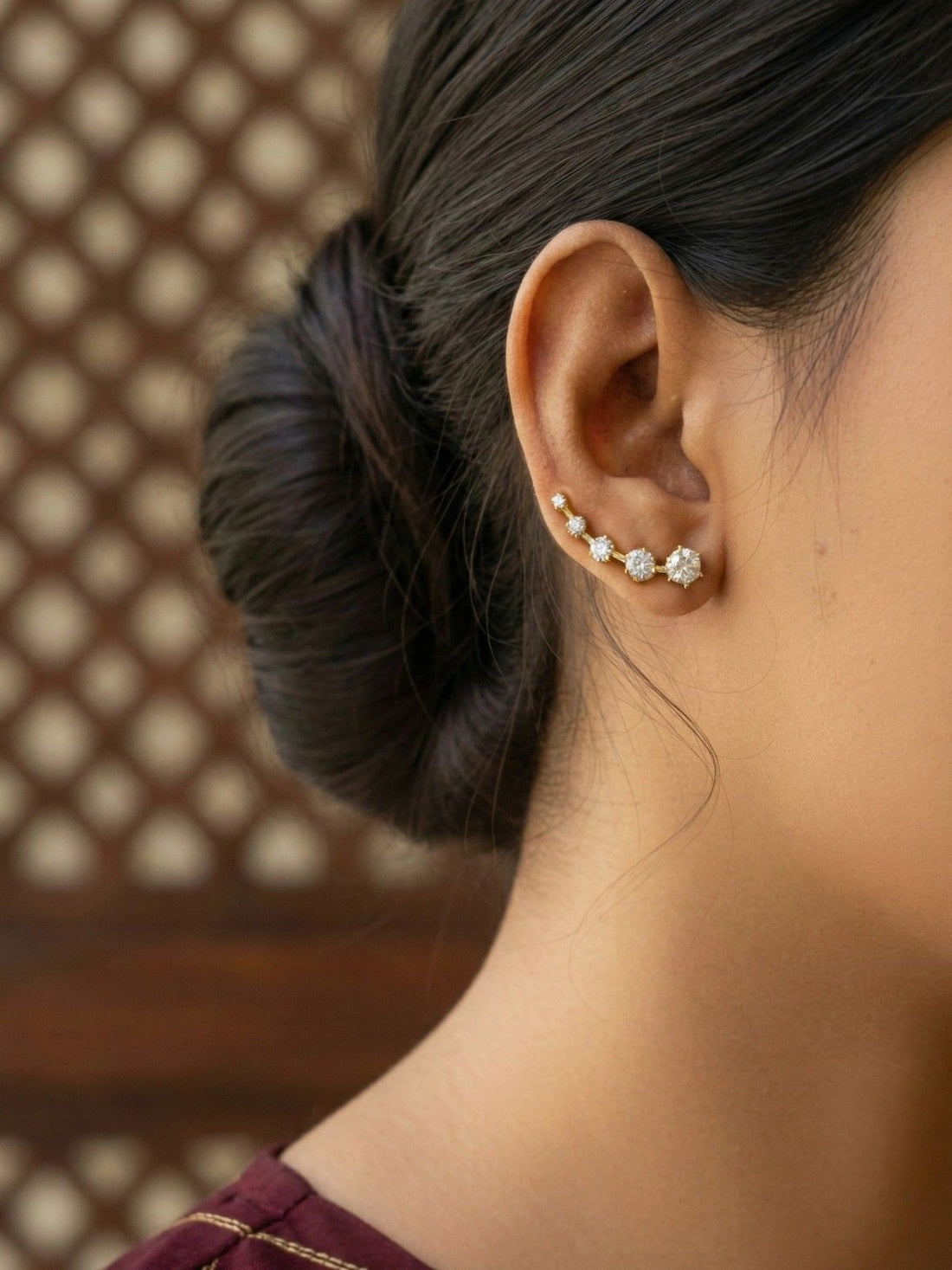 Sparkling Crystal Ear Cuff