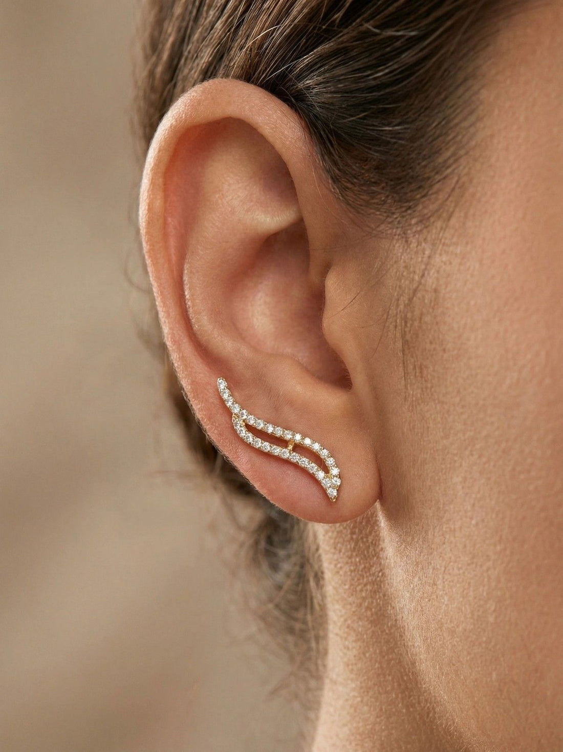 Wavy Sparkle Earrings