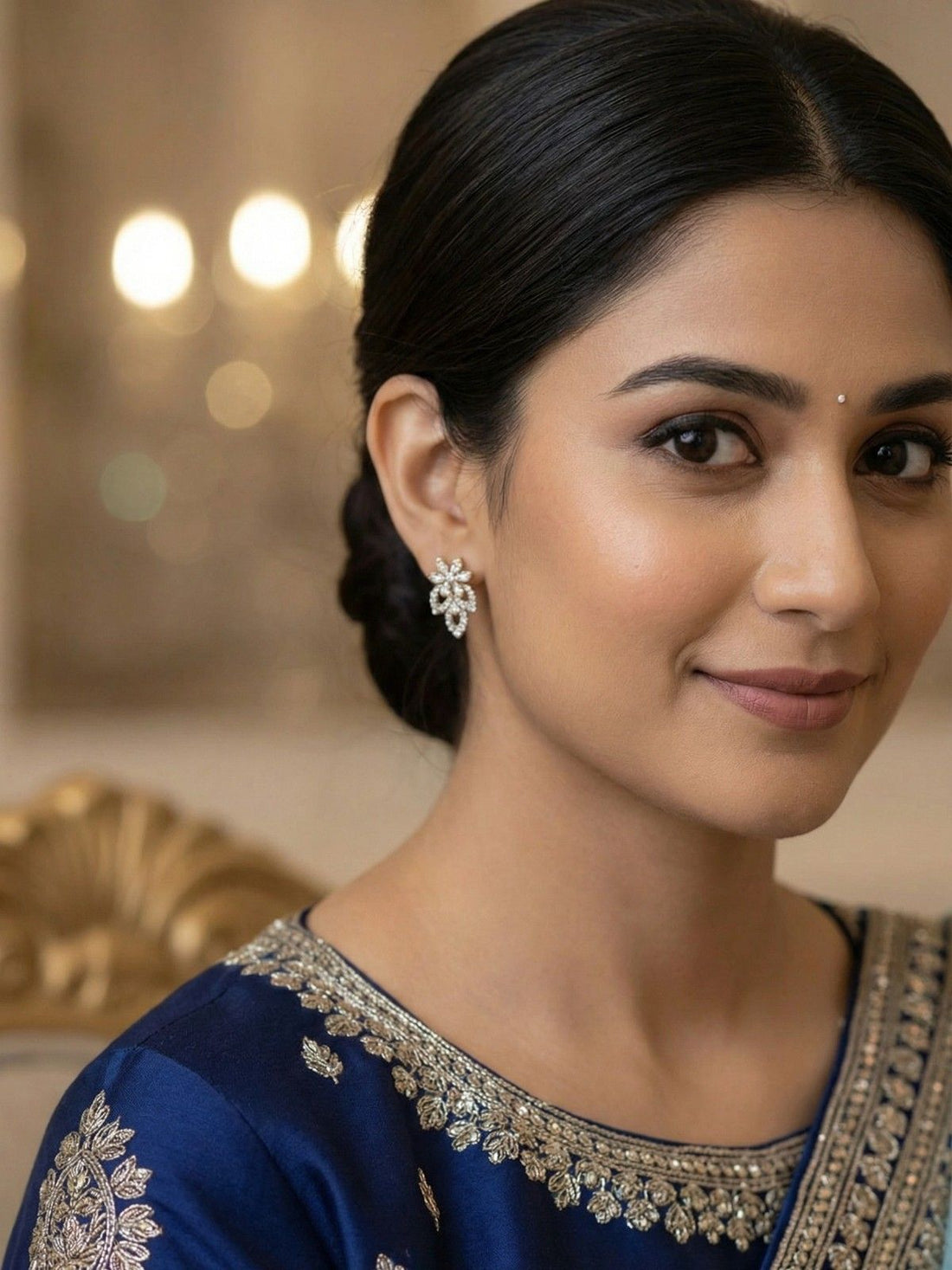 Megha diamond earrings