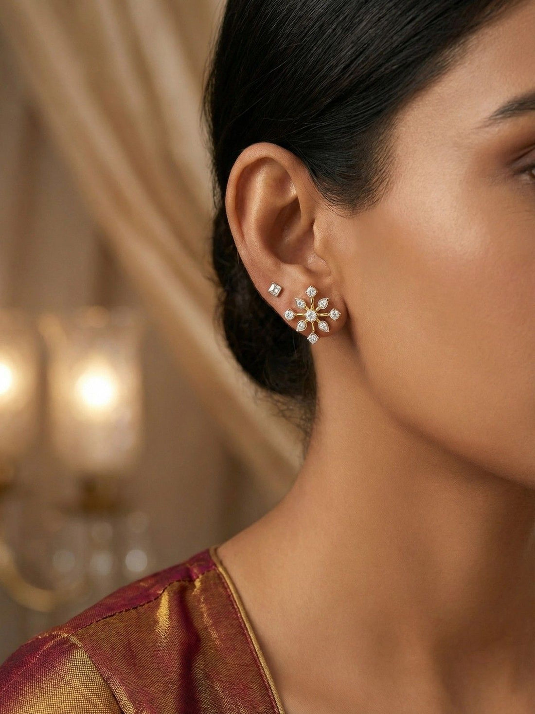 Stunning Snowflake Earrings