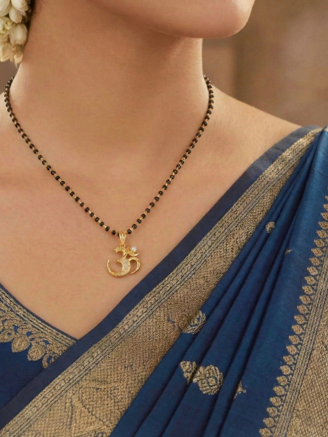 Om Bead Chain Mangalsutra