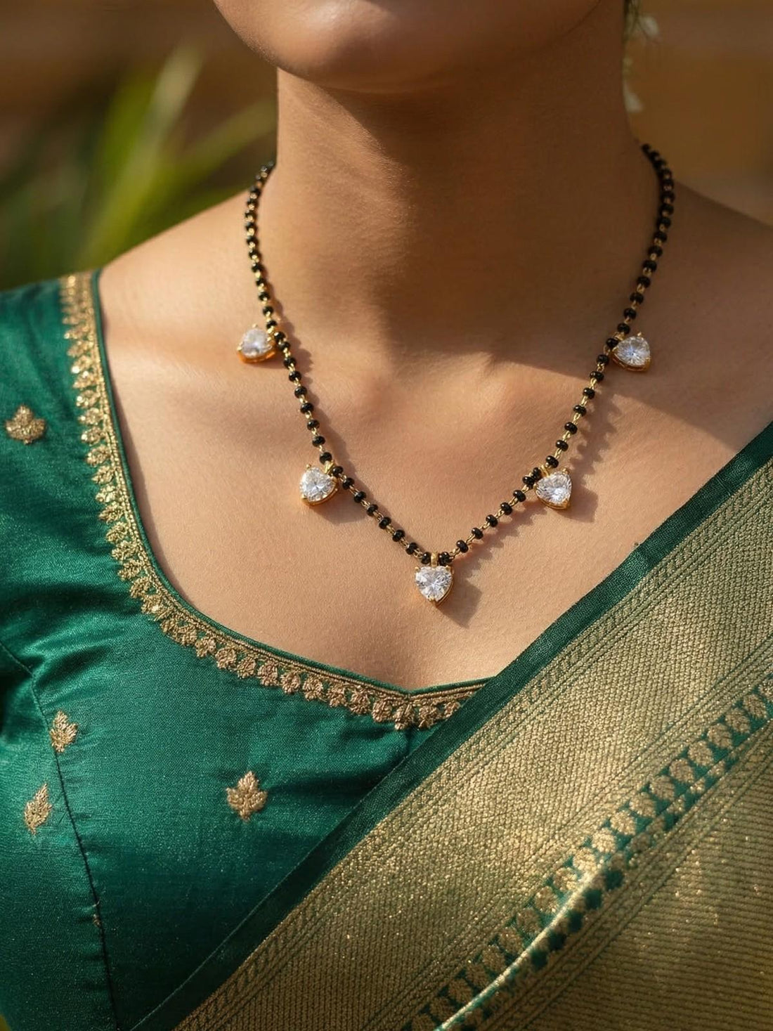 Five Hearts Mangalsutra
