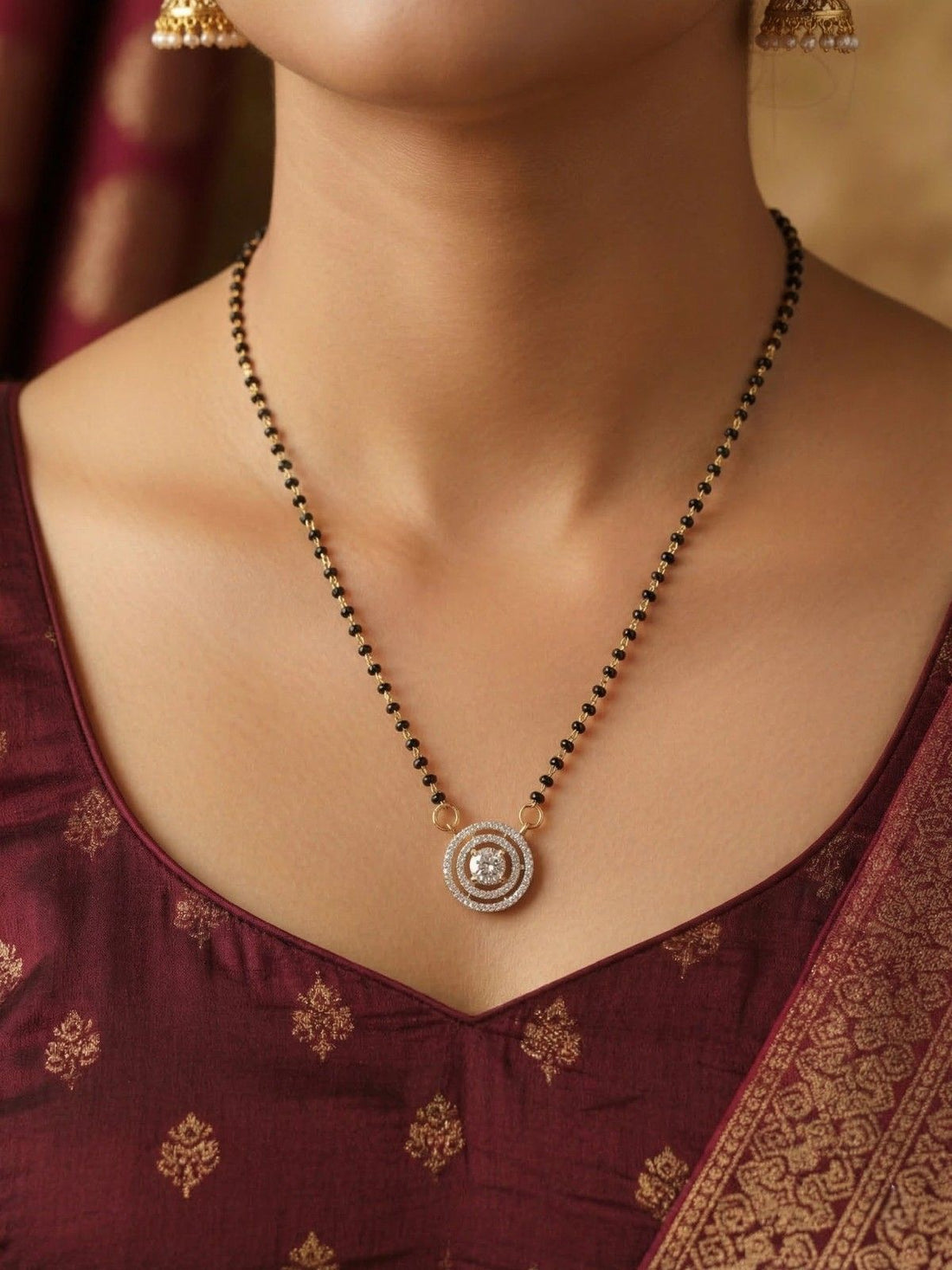 Circular Pendant Mangalsutra
