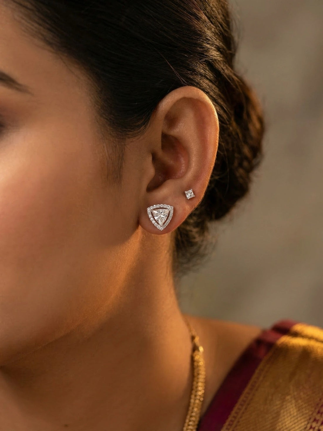 Sevai Triangle Earrings