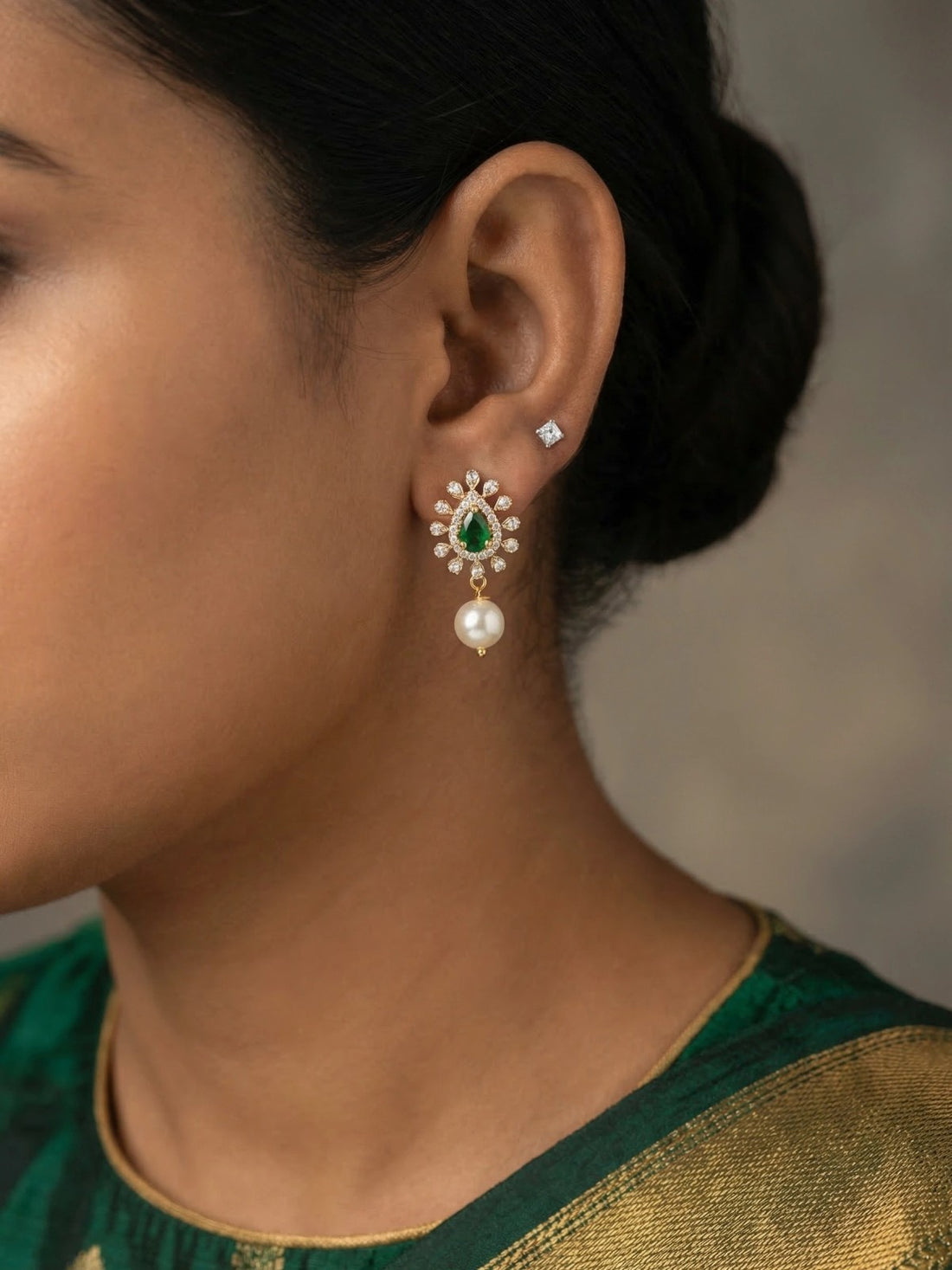 Tara Changeable Stone Earrings
