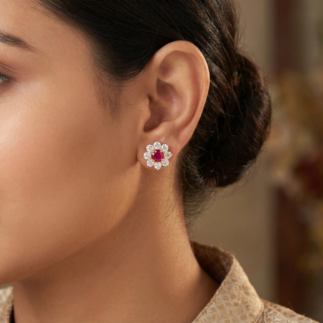 FLOWER STUD