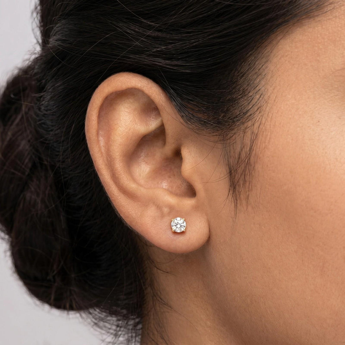 0.25 Carat Solitaire Earrings
