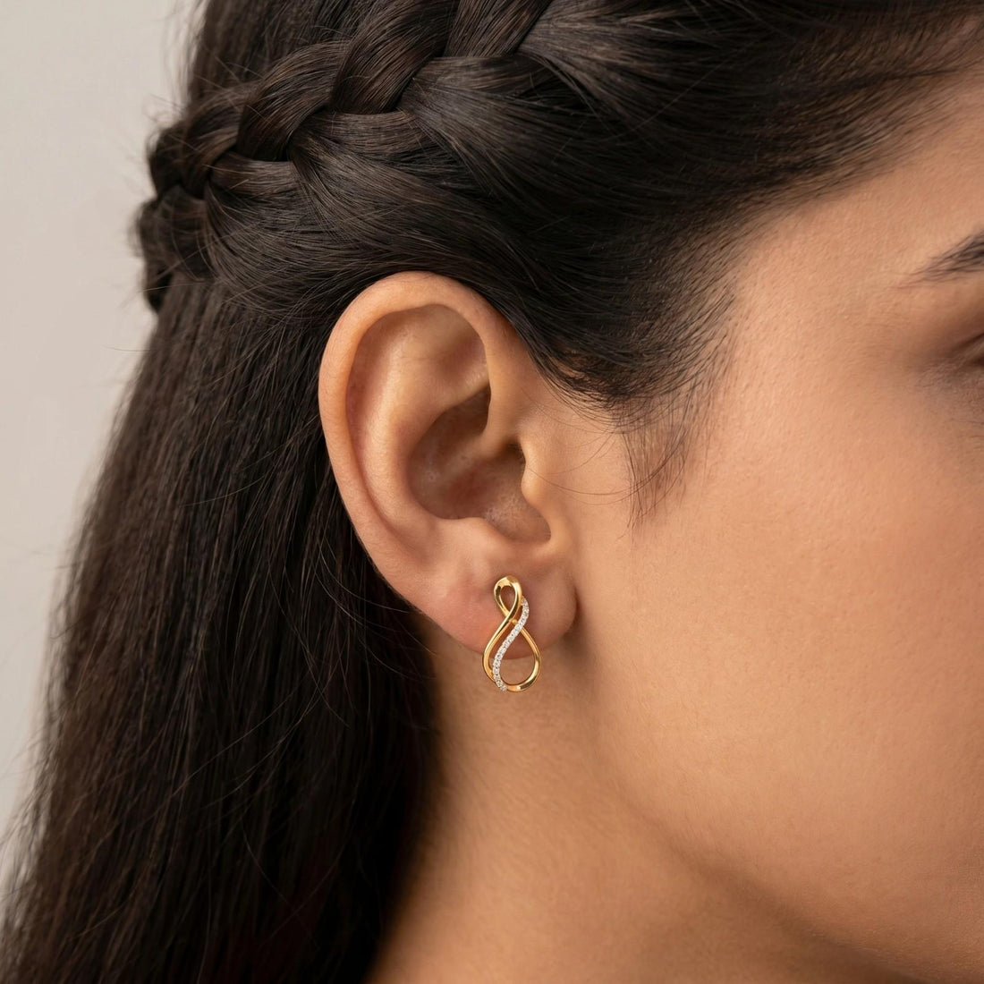 Infinity Drop Earrings