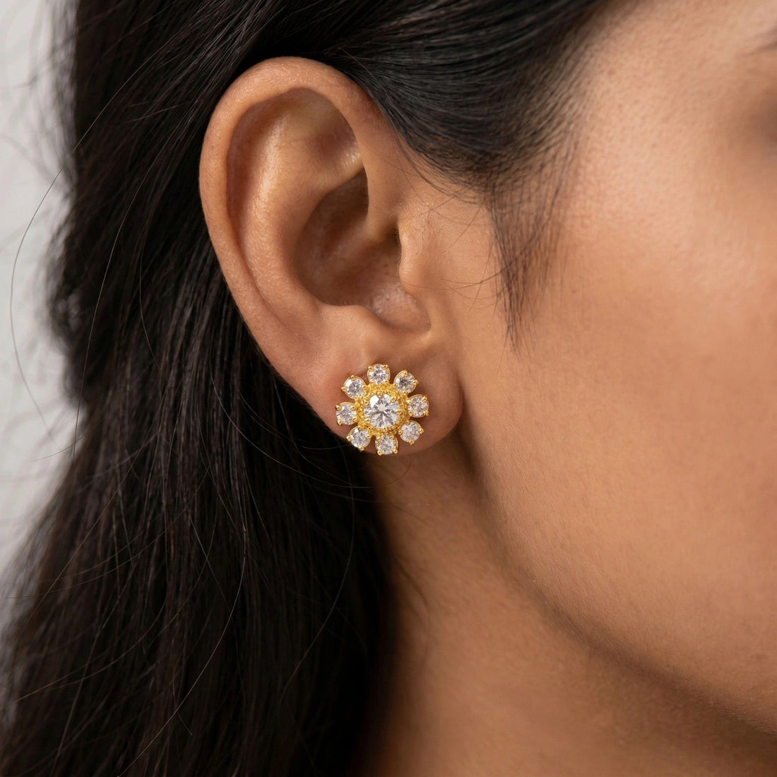 Flower Designed Earrings
