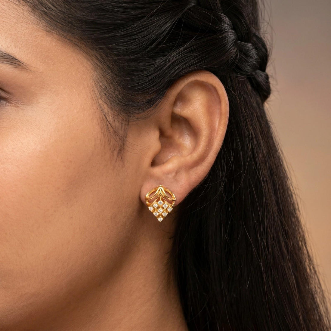Kavyam Floral Studs