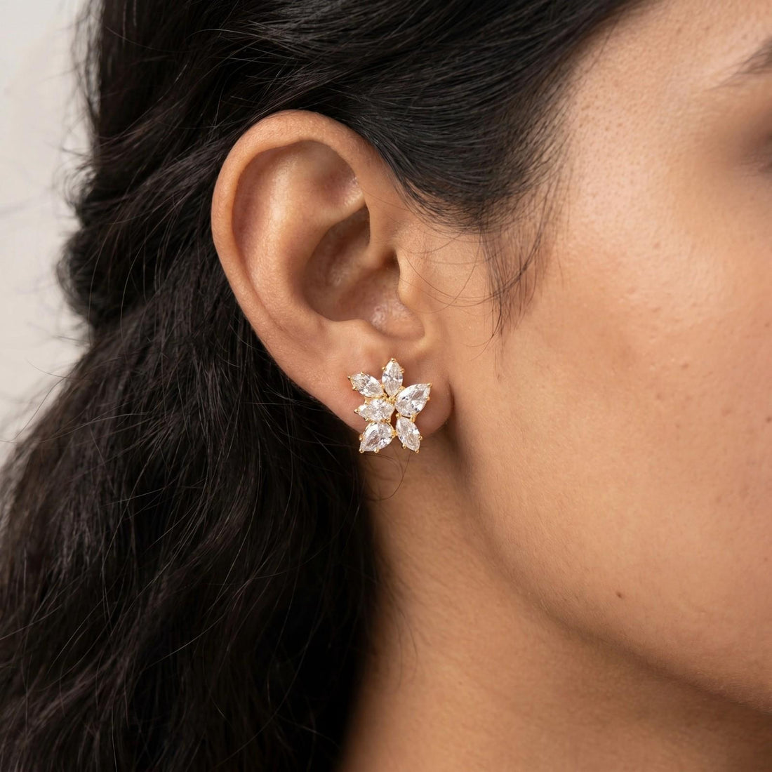 STARBURST FLORAL EARRINGS