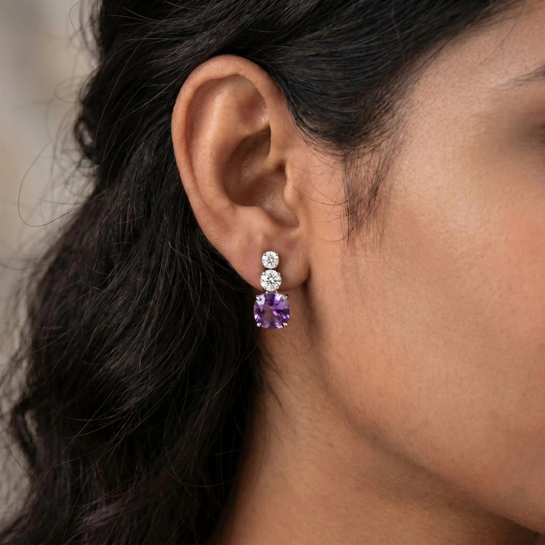 Shiny Gem Earrings