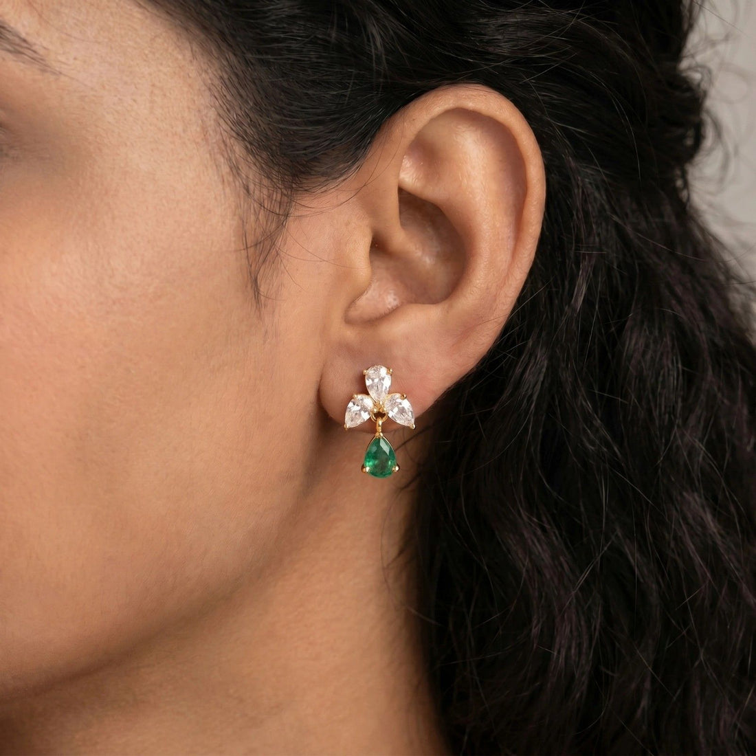 STUNNING RUBY TEARDROP EARRINGS