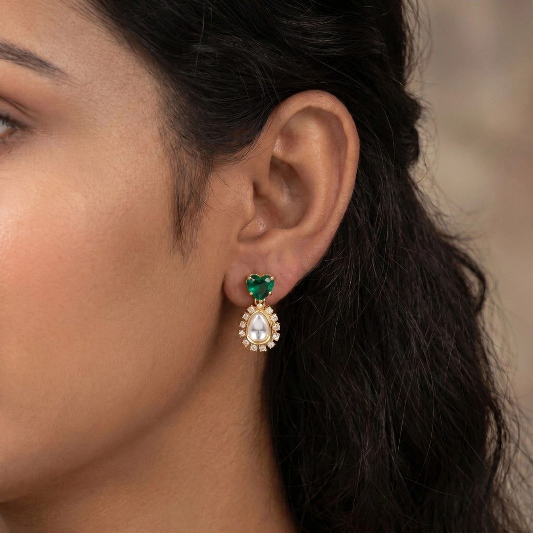 Shyama Polki Earrings